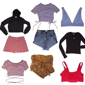 9 PC Womens Juniors Clothing Lot Bundle